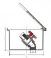 Studzienka skrzynka Poboru Wody z Zaworem 3/4'' Out