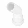 KOLANO KANALIZACYJNE PCV PP BIAŁE 32mm kąt 45° ODPŁYWOWE
