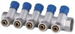 ROZDZIELACZ PEX 1” x 16 mm 5 OBWODÓW SEKCJI DO WODY ZIMNEJ