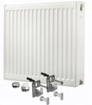 GRZEJNIK C22 550x500 PANELOWY STALOWY DWUPŁYTOWY BOCZNY DIAMOND 55x50cm