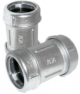 ZŁĄCZKA MUFA ZACISKOWA SKRĘCANA NAPRAWCZA 2 DN50 OCYNK Typu Gebo QO