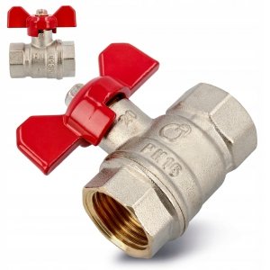 ZAWÓR KULOWY KUREK 3/4'' CALA WW DN20 MOTYLEK ART.2470-20.MOT