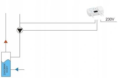 STEROWNIK POMPY CYRKULACYJNEJ C.W.U. SP-04 KG