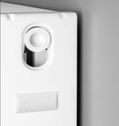 GRZEJNIK C22 550x700 PANELOWY STALOWY DWUPŁYTOWY BOCZNY DIAMOND 55x70cm