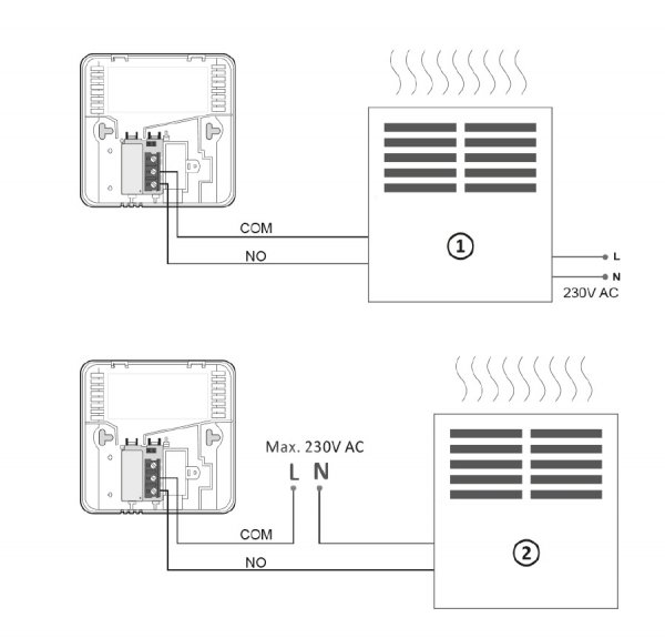 AURATON AURIGA DOBOWY PRZEWODOWY REGULATOR TEMPERATURY TERMOSTAT