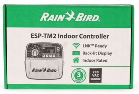 Sterownik ESP-TM2 TM2 RAIN BIRD WEWNĘTRZNY 8 sekcji Z Możliwością Wi-fi