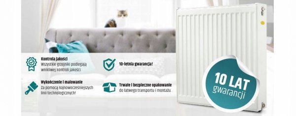 GRZEJNIK DIAMOND TYP CV22 600X1100 PŁYTOWY STALOWY PODŁĄCZENIE DOLNE