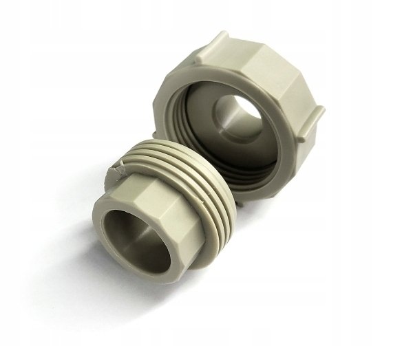 DWUZŁĄCZKA SKRĘCANA ŚRUBUNEK ZGRZEWANY PP 20 MM + USZCZELKA