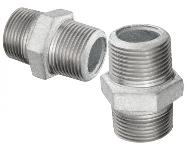 NYPEL OCYNKOWANY OCYNK ZŁĄCZKA RÓWNOPRZELOTOWY FI 3/4" GZ DN20 ŻELIWNY