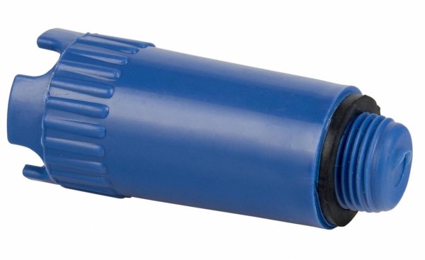 KOREK ZAŚLEPKA DO PRÓB SZCZELNOŚCI CIŚNIENIA FI 1/2" NIEBIESKI PLASTIKOWY KOREK PS.N-1/2