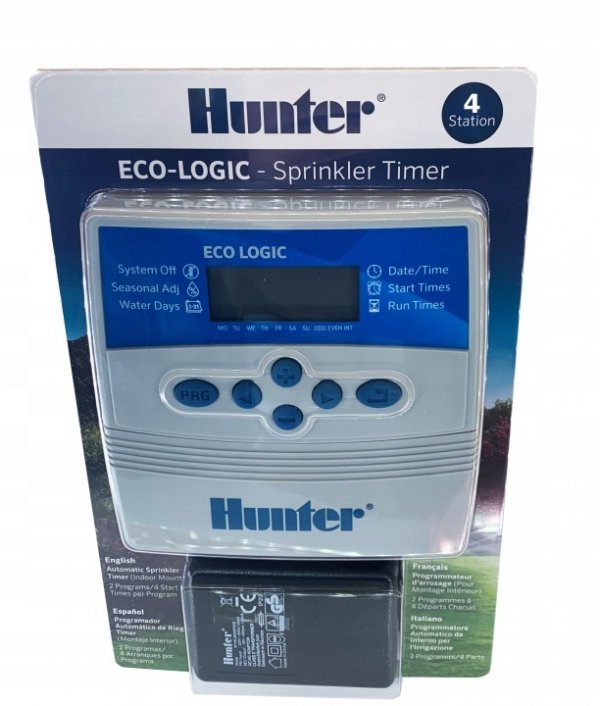 STEROWNIK NAWADNIANIA 4 HUNTER ECO-LOGIC ELC Wewnętrzny
