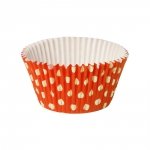 Papilotki Cupcake Polka podst. 50/40 h -CZERWONE 10szt