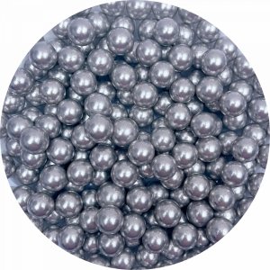 Posypka cukrowa METALIC SILVER BITS 100g – Srebrne Perły na Deser