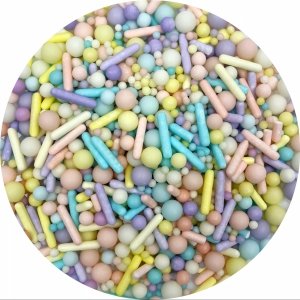 Posypka cukrowa COTTON CANDY 20 g – Pastelowe Konfetti na Tort