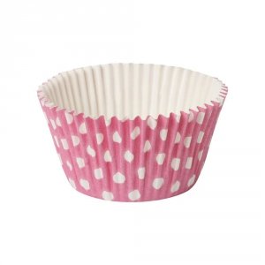 Papilotki Cupcake Polka podst. 50/40 h - RÓŻOWE 10szt