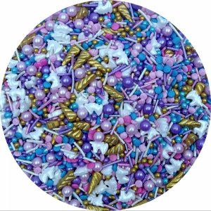 Posypka cukrowa UNICORN DUST 100 g – pastelowa, bajkowa dekoracja do tortów