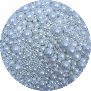 Posypka cukrowa WHITE BUBBLES 20g – białe perełki do dekoracji