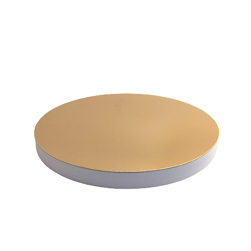 Podkład pod tort gruby STYRODUR złoty 32 cm
