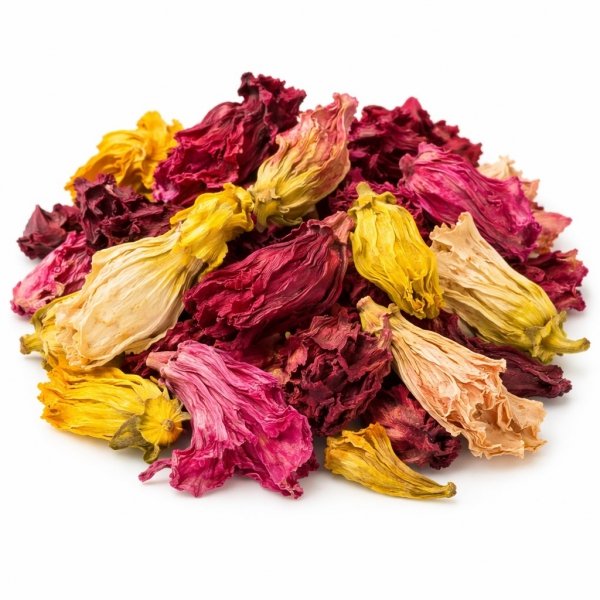 Kwiaty malwy suszone jadalne do dekoracji tortu 100g