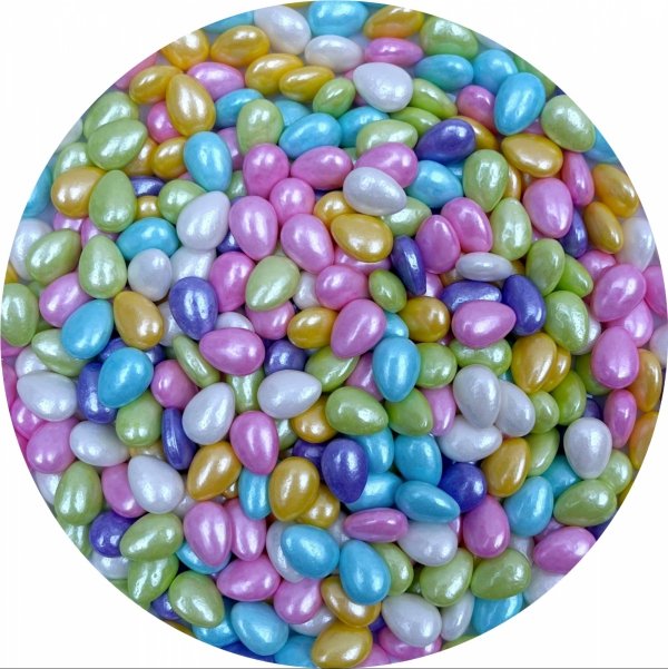 Posypka Cukrowa Colourful Eggs 20g Kolorowe Jajeczka Wielkanocne 12mm 