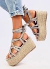 Espadryle na platformie MANON GREY