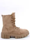 Botki sznurowane KELIS KHAKI
