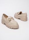 Damskie Mokasyny ELEGANZE BEIGE