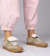 Beżowe sneakersy trampki damskie sportowe Lukka