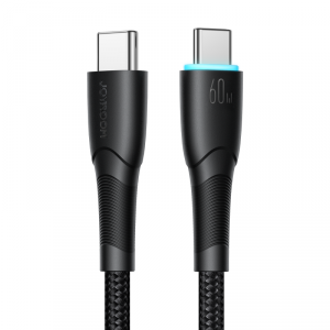 Kabel przewód Starry Series USB-C - USB-C 60W 1m czarny