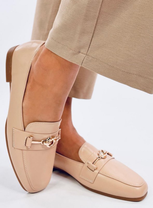Mokasyny damskie TANSY KHAKI