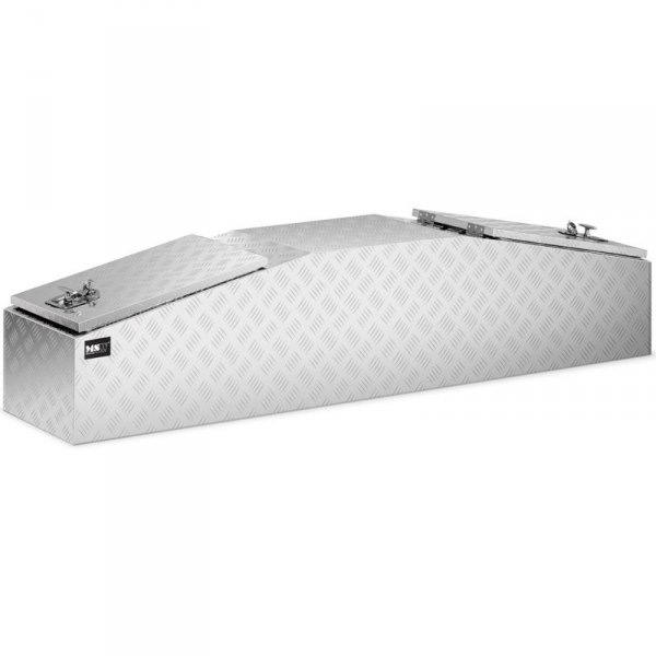 Skrzynka narzędziowa transportowa aluminiowa zamykana na klucz 280 l 177 x 40 x 40 cm