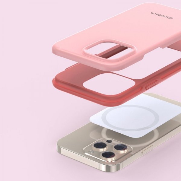 Etui do iPhone 13 Pro MFM Anti-drop case różowy