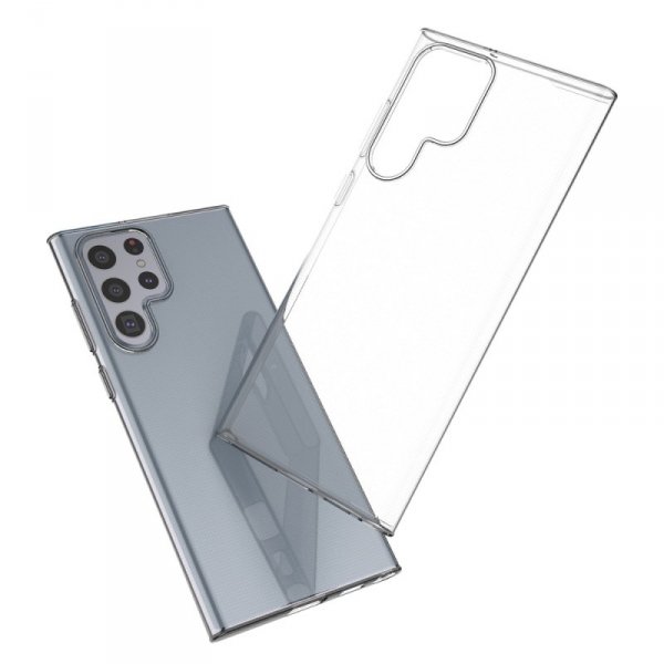 Żelowy pokrowiec etui Ultra Clear do Samsung Galaxy S22 Ultra przezroczysty