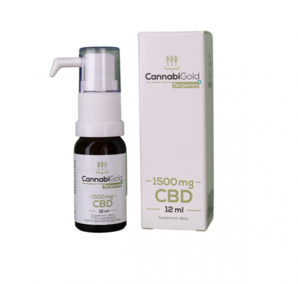 CannabiGold Terpenes+ Kannabidiol i terpeny w oleju 1500mg