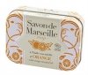 Orange Soap Bar in Metal Box, Alepia, 100 g