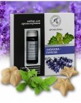 Aromatherapy Set with Pure Essential Oils and Ceramic Asterisks Lavender & Patchouli