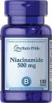 Niacinamide 500 mg, Puritan's Pride, 100 tablets