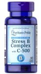 Stress B-Complex z C-500, Puritan's Pride, 60 tabletek