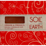 Апельсин с корицей Натуральное мыло Soil & Earth, 125г