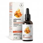 Witamina D3 Forte 2000IU MCT-Oil, Krople, Aura Herbals, 50ml