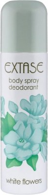 EXTASE Dezodorant body spray WHITE FLOWERS 150 ml 