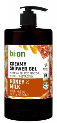 BIO NATURELL Kremowy żel pod prysznic Miód i Mleko 946m 
