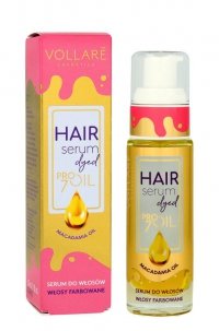 Vollare Pro Oils Color & Shine Serum do włosów farbowanych Macadamia Oil 30ml 