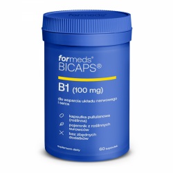 BICAPS B1, Vitamin B1, ForMeds, 60 capsules