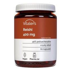Reishi (Lakownica żółtawa) 400 mg, Vitaler's, 60 kapsułek