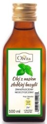 Sweet Basil Seed Oil, Cold Pressed, Olvita, 100ml