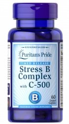 Stress B-Complex with C-500, Puritan's Pride, 60 tablets