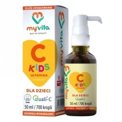 Vitamin C Kids, Quali-C, Drops, MyVita, 50ml