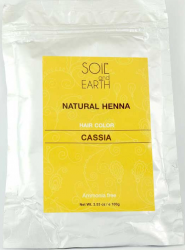 Natural Indian Henna Cassia (COLORLESS), Soil & Earth, 100g