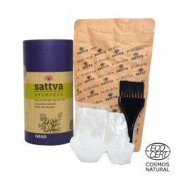 Henna INDIGO, Naturalna Farba do Włosów, Sattva, 150g